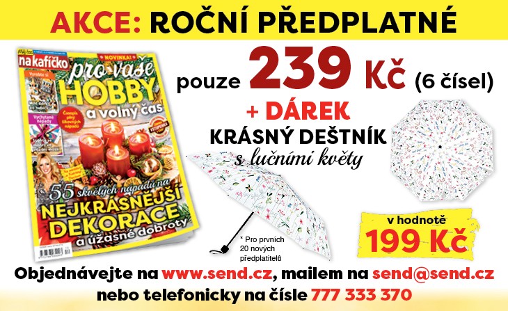 promo předplatného časopisů